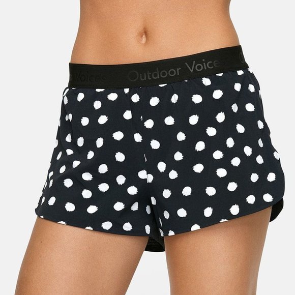 Outdoor Voices Pants - Outdoor Voices Polka Dot Lightspeed Run Shorts